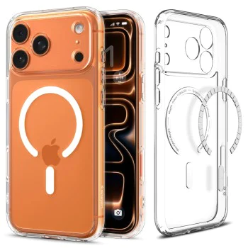 Калъф за iPhone 17 Pro Max - Spigen - Ultra Hybrid MagSafe - Бял - Прозрачен