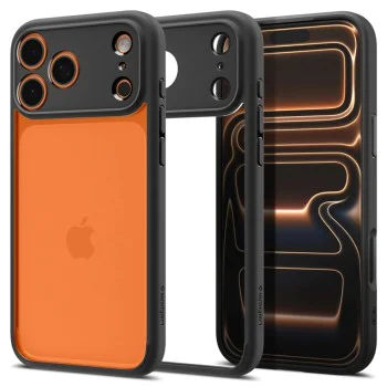 Калъф за iPhone 17 Pro - Spigen - Ultra Hybrid - Матово Черен