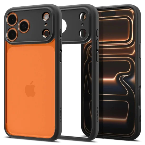 Калъф за iPhone 17 Pro - Spigen - Ultra Hybrid - Матово Черен
