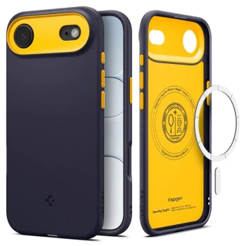 Калъф за iPhone 17 Air - Spigen - Caseology Nano Pop MagSafe - Черен