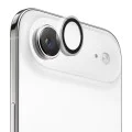 Протектор - Камера за iPhone 17 Air - Син - Оригинална метална рамка със стъклени лещи - Прозрачен