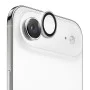 Протектор - Камера за iPhone 17 Air - Син - Оригинална метална рамка със стъклени лещи - Прозрачен