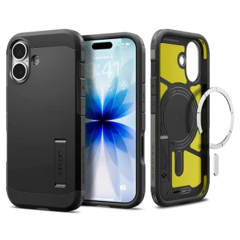 Калъф за iPhone 17 - Spigen - Tough Armor "T" MagSafe - Черен