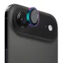 Протектор - Камера за iPhone 17 Air - Син - Оригинална метална рамка със стъклени лещи - Цветен