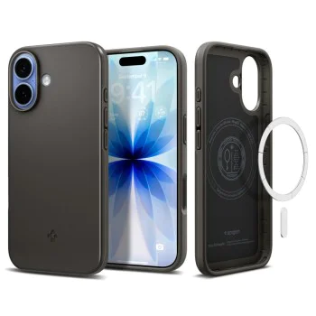 Калъф за iPhone 17 - Spigen - Thin Fit MagSafe - Gunmetal