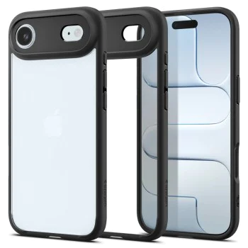 Калъф за iPhone 17 Air - Spigen - Ultra Hybrid - Матирано Черен