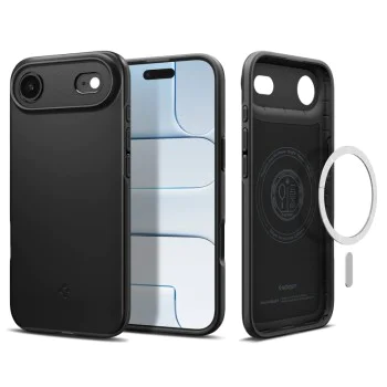 Калъф за iPhone 17 Air - Spigen - Thin Fit MagSafe - Черен