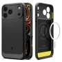 Калъф за iPhone 17 Pro Max - Spigen - Rugged Armor MagSafe - Матирано Черен