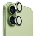 Протектор - Камера за iPhone 17 - Син - Сапфирено кристално оригинално стъкло - Зелен