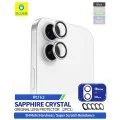 Протектор - Камера за iPhone 17 - Blueo - Оригинално стъклено стъкло със сапфирено кристално покритие - Светло Син