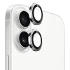 Протектор - Камера за iPhone 17 - Син - Сапфирено кристално оригинално стъкло - Сребрист