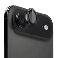 Протектор - Камера за iPhone 17 Air - Син - Сапфирено кристално оригинално стъклено стъкло - Черен
