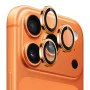 Протектор – Камера за iPhone 17 Pro / Pro Max – Blueo Sapphire Crystal Original – Оранжев