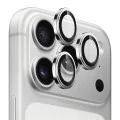 Протектор - Камера за iPhone 17 Pro / iPhone 17 Pro Max - Син - Сапфирено кристално оригинално стъкло - Сребрист