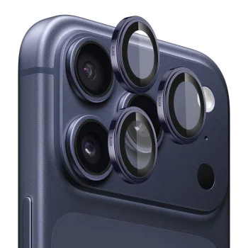 Протектор - Камера за iPhone 17 Pro / iPhone 17 Pro Max - Blueo - Оригинално стъклено стъкло от сапфирено кристално стъкло - Тъмно Син