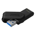 Kingston - Memory Stick DataTraveler Exodia S (DTXS/64GB) - USB 3.2 Gen 1, 64GB, Windows, macOS, Linux, Chrome OS - Черен