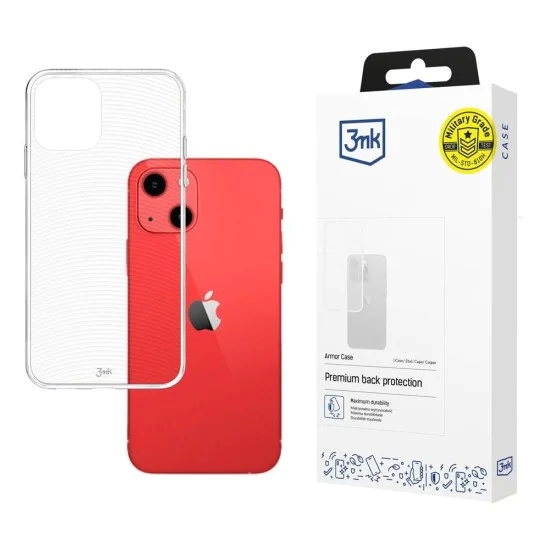 Калъф за iPhone 13 - 3mk - Armor Case - Прозрачен