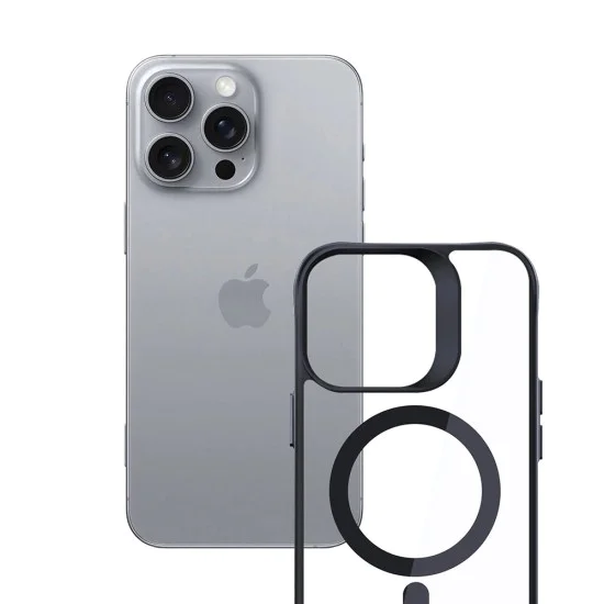 Калъф за iPhone 16 Pro - 3mk - Satin Armor MagCase - Прозрачен