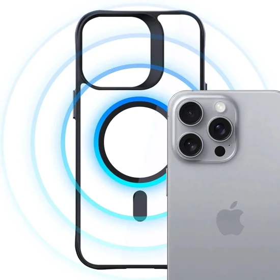 Калъф за iPhone 16 Pro - 3mk - Satin Armor MagCase - Прозрачен