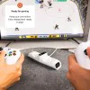 Fixed - Докинг станция с двойно зареждане (FIXXB-DCC-WH) - за безжични контролери Xbox Series S, X, Elite и One, LED, USB-C порт - Бял