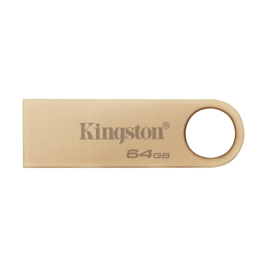 Kingston - Memory Stick DataTraveler SE9 G3 (DTSE9G3/64GB) - Premium-style, USB 3.2 gen 1, 64GB, 220MB/s четене - Златист