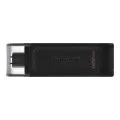 Kingston - Memory Stick DataTraveler 70 (DT70/128GB) - Флаш памет тип C за преносими компютри, лаптопи, таблети, 128GB - Черен