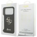 Калъф за iPhone 17 Pro - Guess - Силиконов Big 4G Script (GUHCP17LSC4GSMK) - Черен