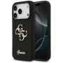 Калъф за iPhone 17 Pro - Guess - Силиконов Big 4G Script (GUHCP17LSC4GSMK) - Черен