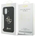 Калъф за iPhone 17 - Guess - Силиконов Big 4G Script (GUHCP17SSC4GSMK) - Черен