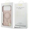 Калъф за iPhone 17 Pro - Guess - IML 4G фон MagSafe (GUHMP17LH4DTEP) - Розов