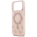 Калъф за iPhone 17 Pro - Guess - IML 4G фон MagSafe (GUHMP17LH4DTEP) - Розов