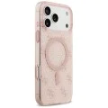 Калъф за iPhone 17 Pro - Guess - IML 4G фон MagSafe (GUHMP17LH4DTEP) - Розов