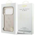 Калъф за iPhone 17 Pro - Guess - Hardcase 4G Stripe MagSafe (GUHMP17LPG4SEMCP) - Розов