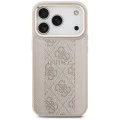 Калъф за iPhone 17 Pro - Guess - Hardcase 4G Stripe MagSafe (GUHMP17LPG4SEMCP) - Розов