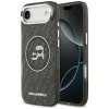 Калъф за iPhone 17 Air - Karl Lagerfeld - IML Glitter K&C Heads Logo MagSafe (KLHMP17MHMKBKCHOK) - Черен