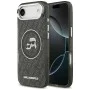Калъф за iPhone 17 Air - Karl Lagerfeld - IML Glitter K&C Heads Logo MagSafe (KLHMP17MHMKBKCHOK) - Черен