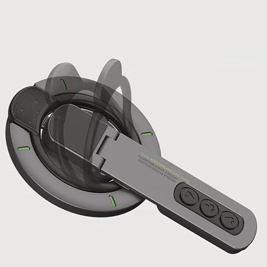 Поставка / държач с MagSafe – Techsuit AluStandX (SB1) – 360°, регулируем, алуминий & цинк – Сив