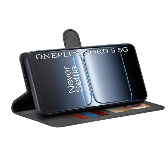 Калъф за OnePlus Nord 5 - Techsuit - Diary Book - Черен