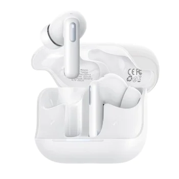 Безжични слушалки – Yesido Wireless Earbuds (TWS34) – Двоен микрофон, ANC, Bluetooth 5.3, ENC, в ухо дизайн, тъч контрол, 320mAh – Бели