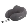 Възглавница за врат – Yesido Neck Pillow (MG17) – плетен плат, мемори пяна, ергономична – Сива
