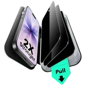 Протектор за iPhone 17 / iPhone 16 Pro - ESR - Закалено стъкло UltraFit (3 броя) - Черен
