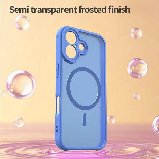 Калъф за iPhone 16 - Techsuit - HaloFrost II MagSafe - Небесно Син