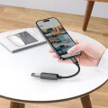 OTG адаптер (CA-2830) - Mcdodo - Type-C към Type-C + USB, 60W, 13см - Тъмносиво