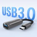 OTG адаптер (CA-2830) - Mcdodo - Type-C към Type-C + USB, 60W, 13см - Тъмносиво