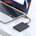 Адаптер (OT-3800) със силиконова каишка - Mcdodo - Type-C към USB 3.0, 5Gbps, алуминиев - Сиво
