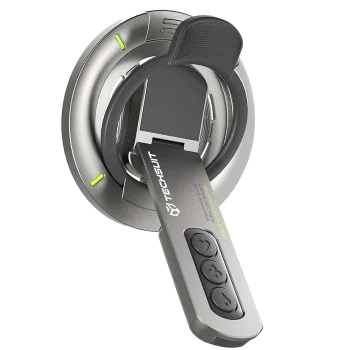 Поставка / държач с MagSafe – Techsuit AluStandX (SB1) – 360°, регулируем, алуминий & цинк – Сив