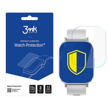 Протектор за Xiaomi Redmi Watch 5 Active - 3mk - FlexibleGlass (3 броя) - Прозрачен