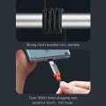 Аудио кабел Castle – Mcdodo (CA-0820) – Type-C → Jack 3.5mm, плетен, 1.2m – Черен
