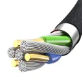 Аудио кабел – Mcdodo (CA-6640) – Jack 3.5mm → Jack 3.5mm, плетен, 1.2m – Черен