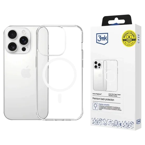 Калъф за iPhone 16 Pro Max - 3mk - Прозрачен Case - Прозрачен